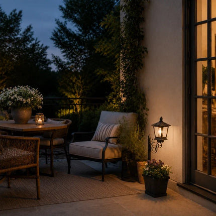 Solar Lanterns, Vintage Garden Decor for Porch and Patio – image 9