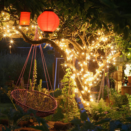 Solar String Fairy Lights with Waterproof Design | Eco-Friendly LED Decor for Garden and Patio Ambiance