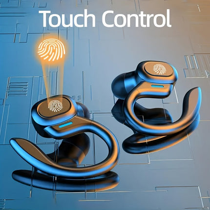 Wireless Earbuds with Ear Hooks, Sport Wireless Headphones for Workouts
