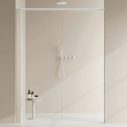 Magnetic Shower Curtain with Weighted Hem, Bathroom Curtain for Walk In Shower