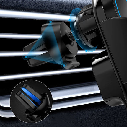 Fast Charging Wireless Car Phone Holder with Snap-In Design | Universal Charger for Navigation and Easy Access