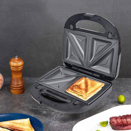 6-in-1 Waffle Maker and Sandwich Maker with Non-Stick Plates | Versatile Cooking for Quick Breakfasts and Snacks