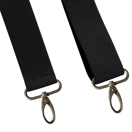 Elastic Suspenders with Clips, Adjustable Pants Suspenders with Bronze Buckles – image 7
