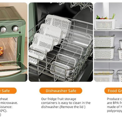 Food Storage Containers, Plastic Food Container for Vegetables – image 7
