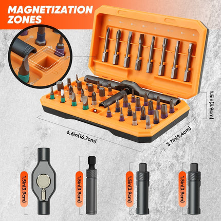 Ratchet Screwdriver Set 24 in 1, Magnetic Screwdriver with 24 Bits – image 16