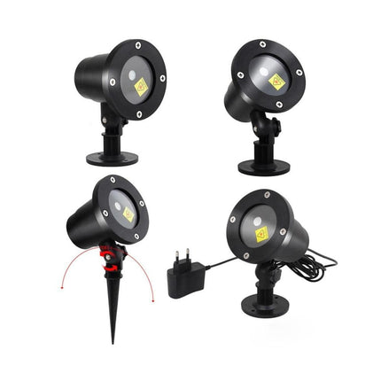 Outdoor Christmas Light Projector, Red and Green LED Projector Light with Stake – image 8