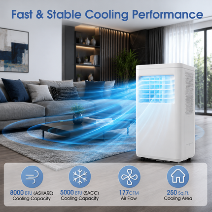 Indoor Cooler | Portable Air Conditioner with Adjustable Airflow | Efficient Cooling Solution for Home and Office