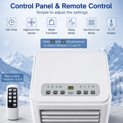 Indoor Cooler | Portable Air Conditioner with Adjustable Airflow | Efficient Cooling Solution for Home and Office