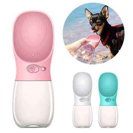 Portable Pet Water Bottle with Leak-Proof Design | Dual-Sized Hydration for Dogs and Cats on the Go