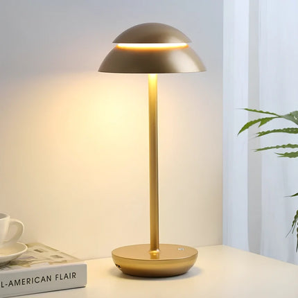 Cordless Scandinavian Table Lamp with Touch-Controlled Dimming | Rechargeable Lighting for Home Decor