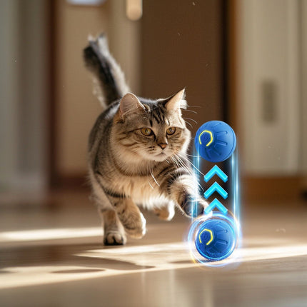 Smart Interactive Moving Ball Toy for Pets with USB Rechargeable Features | Durable Fun for Active Play and Exercise