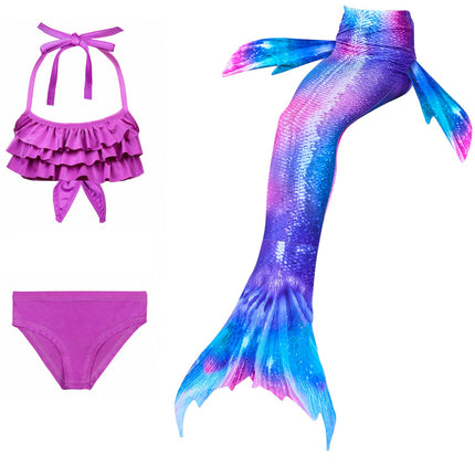 Girls Swimsuits, Mermaid Costume for Pool – image 6