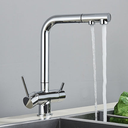 Kitchen Faucet with Sprayer, Filtered Water Faucet for Drinking Water – image 4