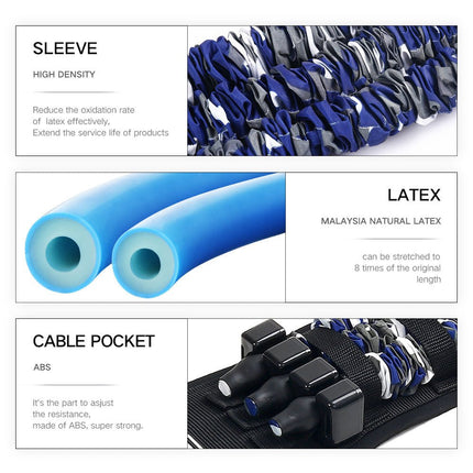 Resistance Bands with Bar, Portable Home Gym Equipment