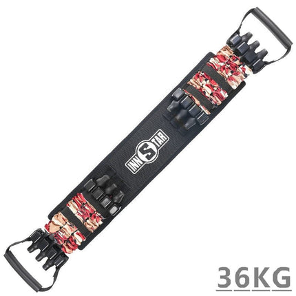 Resistance Bands with Bar, Exercise Bands and Gym Bar Set