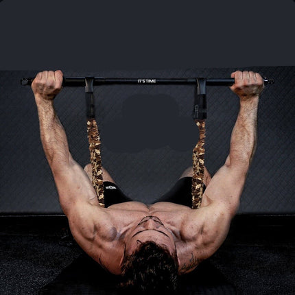 Resistance Bands with Bar, Portable Home Gym Equipment, Workout Equipment for Home, Exercise Bands and Gym Bar Set