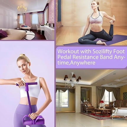 Exercise Bands Set with Foot Straps, Home Gym Equipment – image 7