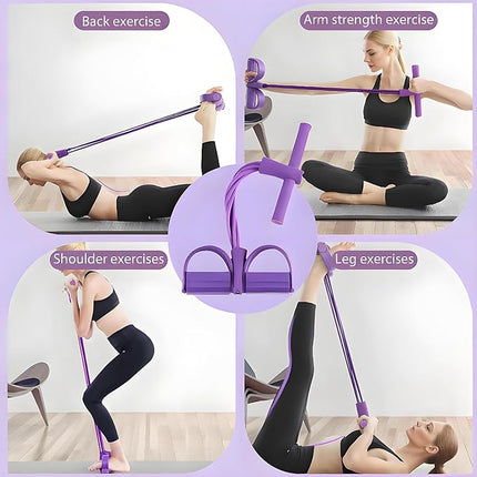 Resistance Bands with Handles, Exercise Bands Set with Foot Straps