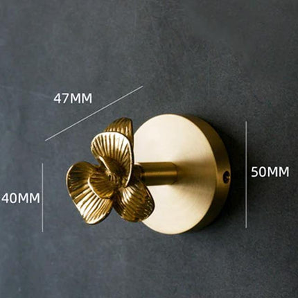 Decorative Brass Wall Hooks, Gold Animal Coat Hooks for Keys and Towels – image 10