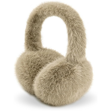Faux Fur Earmuffs Foldable, Fleece Ear Warmers for Cold Weather – image 9