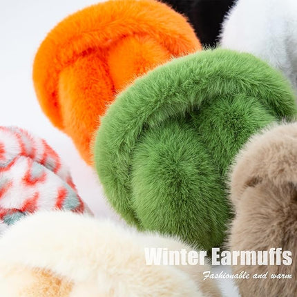 Earmuffs for Women and Men, Faux Fur Earmuffs Foldable – image 11