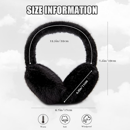 Winter Ear Muffs, Fleece Ear Warmers for Cold Weather – image 14