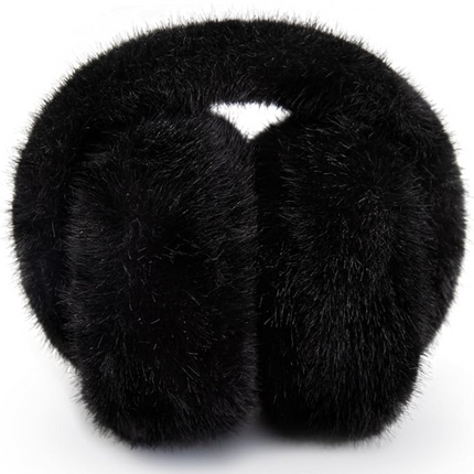 Faux Fur Earmuffs Foldable, Fleece Ear Warmers for Cold Weather – image 15