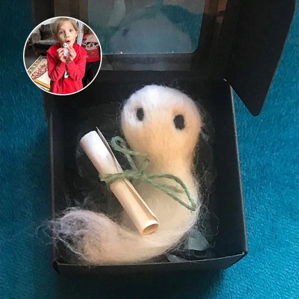 Cute Ghost in a Box, Spooky Ghost Decor with Name Scroll, Halloween Ghost, Halloween Gifts