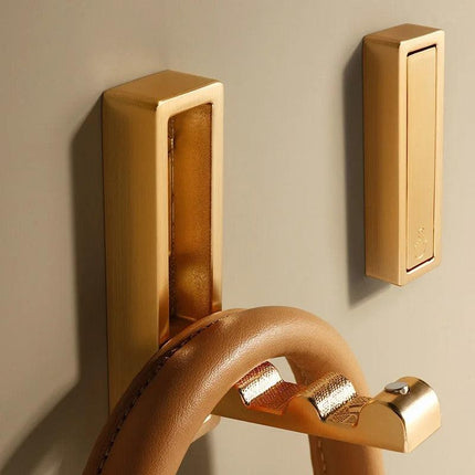 Folding Wall Hooks, Wall Mounted Coat Hooks for Entryway and Bedroom, Metal Bathroom Towel Hooks for Bags and Umbrellas