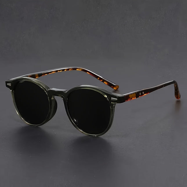 Mens Sunglasses, Round Tortoiseshell Sunglasses for Men