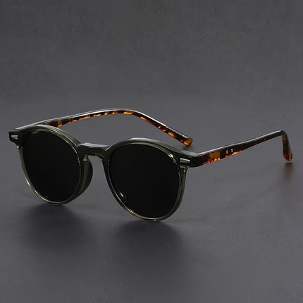 Mens Sunglasses, Retro Round Sunglasses for Men