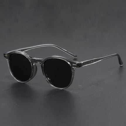 Mens Sunglasses, Retro Round Sunglasses for Men, Tortoiseshell Glasses with Lightweight Frame, Vintage Fashion Glasses