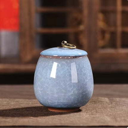 Pet Urn for Ashes, Handcrafted Ceramic Cat Urn