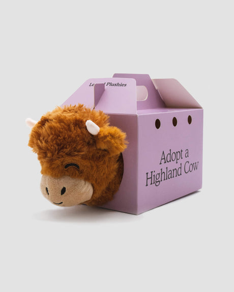 Realistic Highland Cow Plush Toys, Highland Cow Stuffed Animals with Soft Cotton Filling