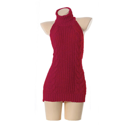 Womens Sweaters, Sexy Off the Shoulder Top in Mini Length – image 10