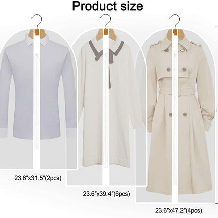 Garment Bags for Travel and Storage, Long Wedding Dress Garment Bag – image 16
