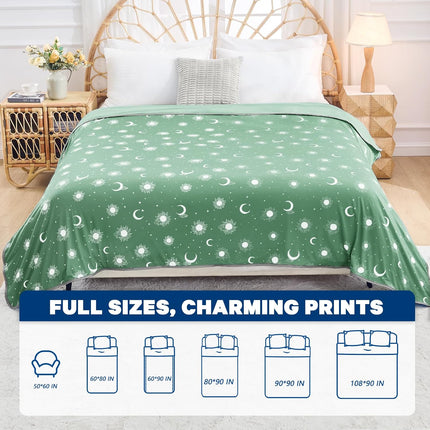 Cozy Comfort | Cooling Blanket with Double-Sided Fabric | Lightweight Summer Blanket for Hot Sleepers and Travel