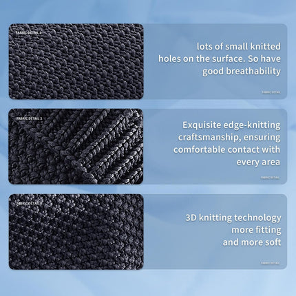 Cozy Comfort | Knitted Weighted Blanket with Cooling Microfiber | All-Season Softness for Ultimate Relaxation