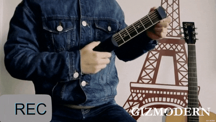 Mini Guitar, Portable Small Guitar for Carrying – image 8