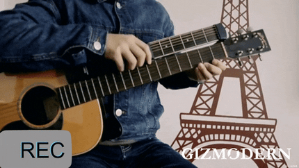 Mini Guitar, Portable Small Guitar for Carrying – image 5