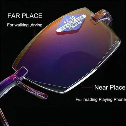 Reading Glasses with Blue Light Filter, Multifocal Computer Glasses with Case and Cloth – image 6