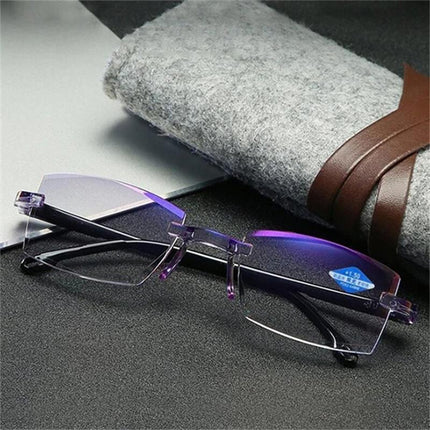 Blue Light Glasses, Reading Glasses with Blue Light Filter, Multifocal Computer Glasses with Case and Cloth