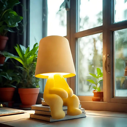 Bedside Lamp for Kids, Rechargeable Cordless Table Lamp with Soft Plush Figure – image 4