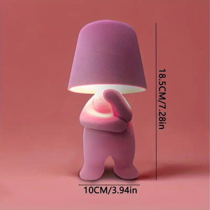 Bedside Lamp for Kids, Rechargeable Cordless Table Lamp with Soft Plush Figure – image 8