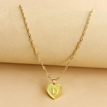 Gold Necklace for Women, Heart Pendant Necklace – image 5