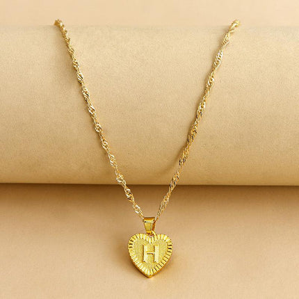 Gold Necklace for Women, Heart Pendant Necklace – image 9