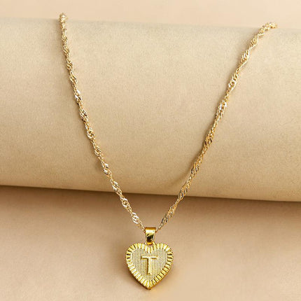 Gold Necklace for Women, Heart Pendant Necklace – image 21