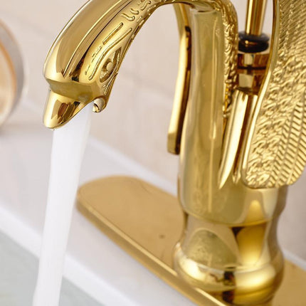 Gold Swan Vessel Sink Faucet – image 4