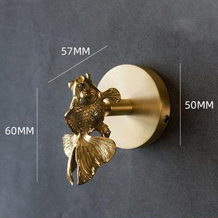 Decorative Brass Wall Hooks, Gold Animal Coat Hooks for Keys and Towels – image 7