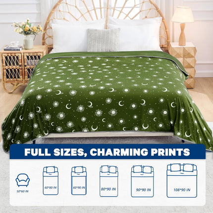 Cozy Comfort | Cooling Blanket with Double-Sided Fabric | Lightweight Summer Blanket for Hot Sleepers and Travel